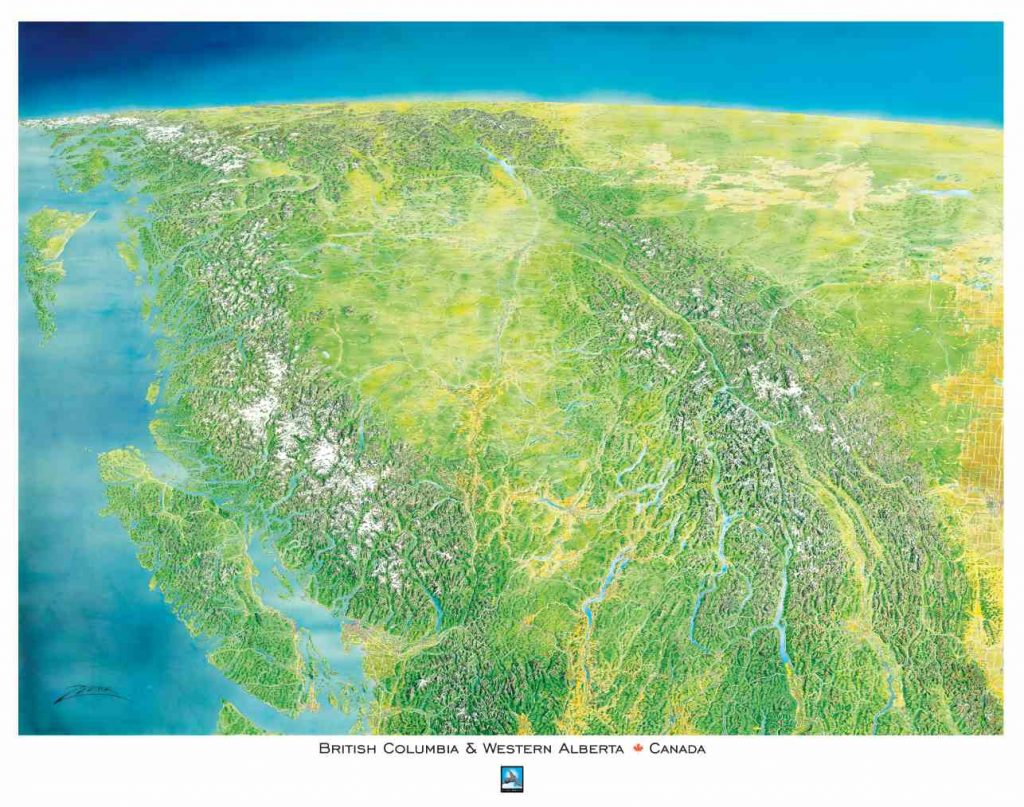 Large Panorama - The British Columbia and Western Alberta Panorama